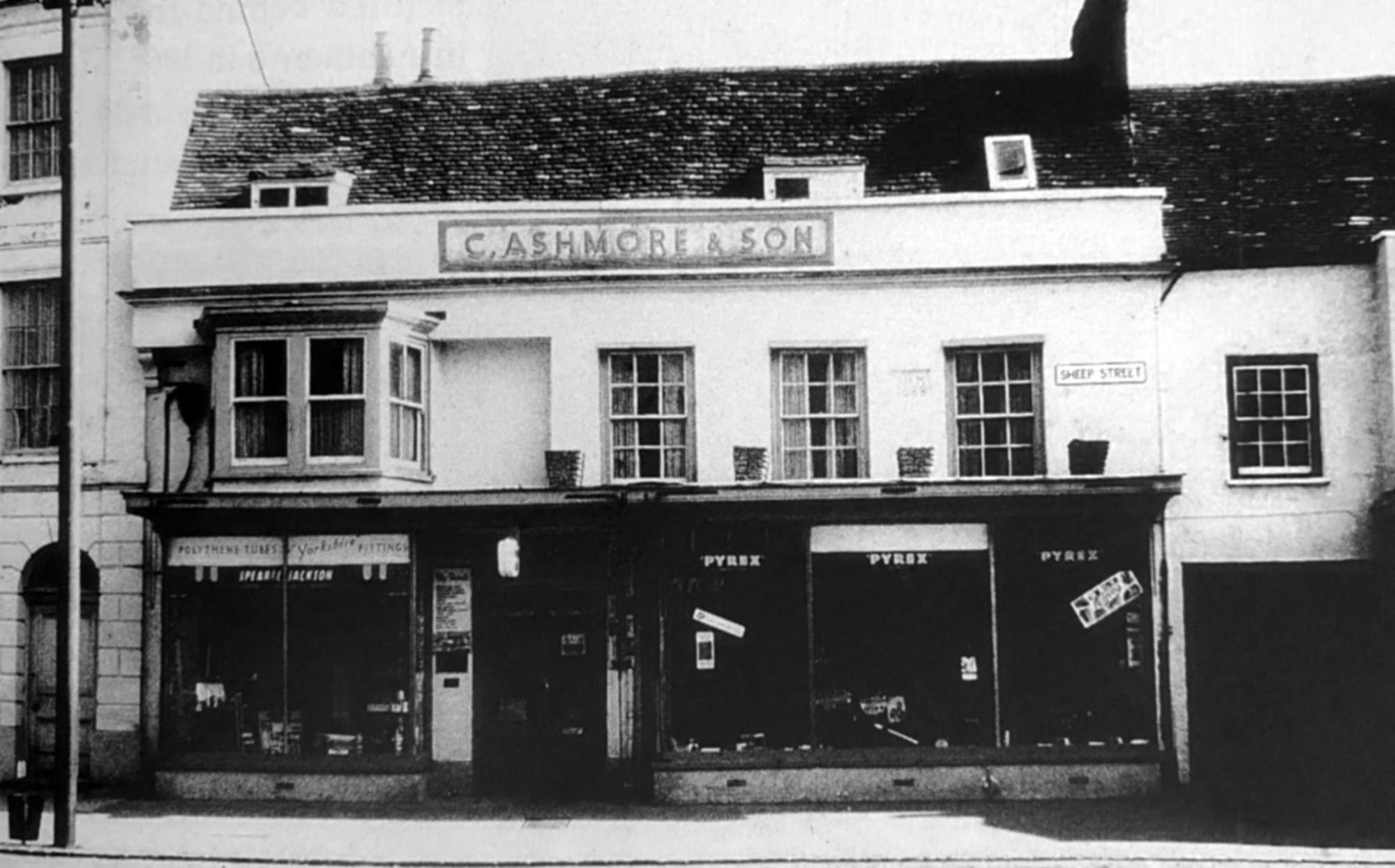 The shop front in 1967.